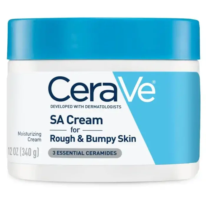 CeraVe SA Cream for Rough and Bumpy Skin, Moisturizer Unscented – 12oz