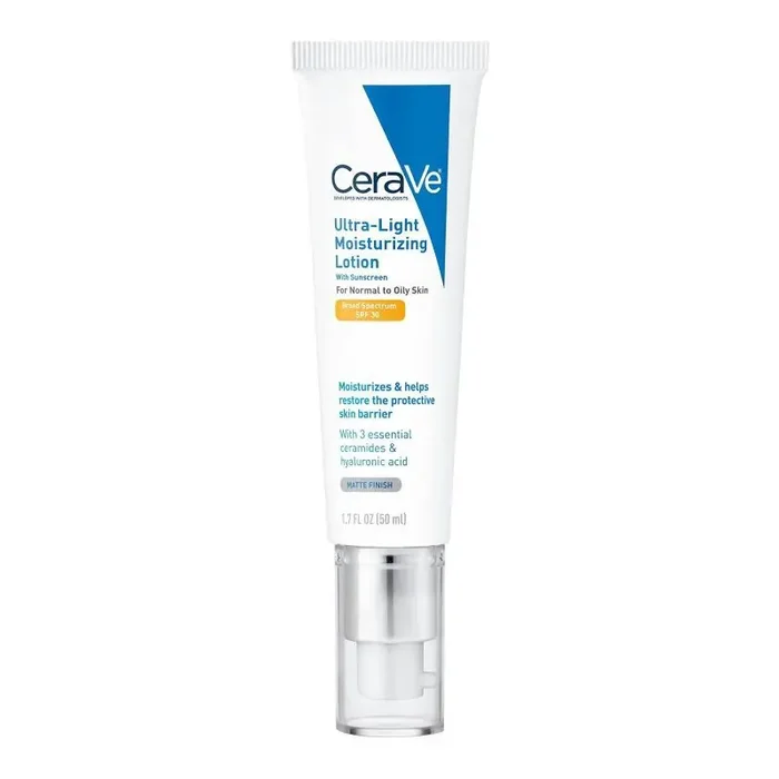 CeraVe Ultra-Light Face Lotion Moisturizer with Sunscreen – SPF 30 – 1.7oz