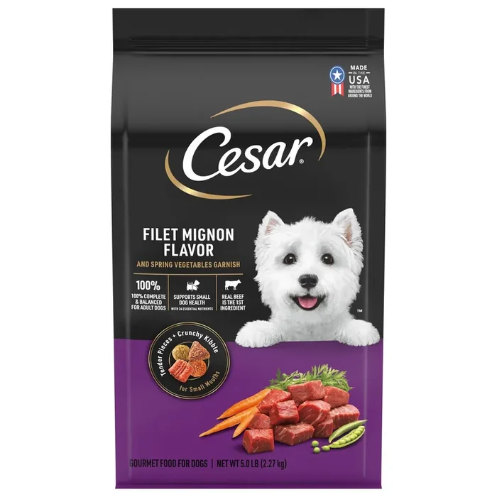 Cesar Gourmet Filet Mignon Flavor Dog Food 5.0 lb