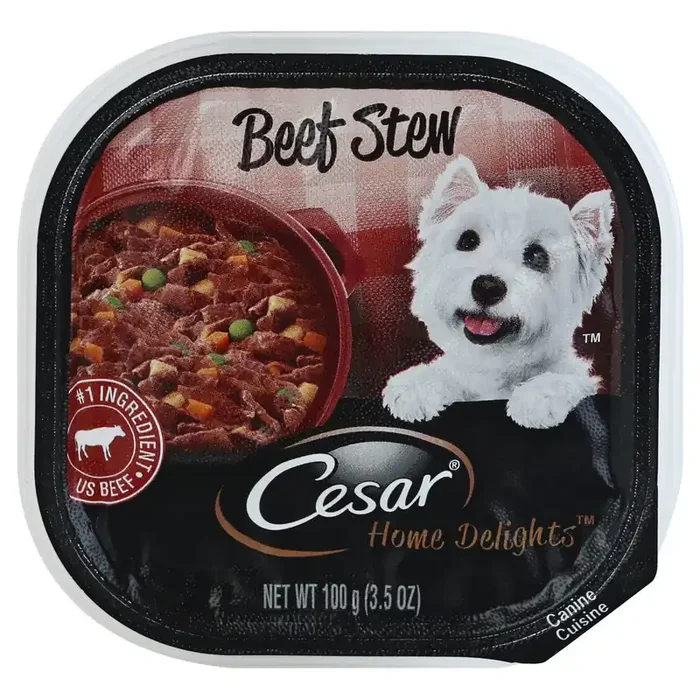 Cesar Home Delights Beef Stew Canine Cuisine 100 gr
