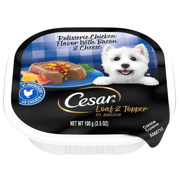 Cesar Savory Delights (Rotisserie Chicken With Bacon & Cheese) – Wet Dog Food