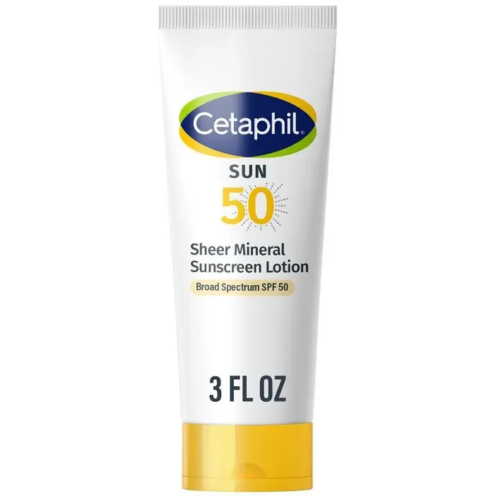 Cetaphil Sheer Mineral Sunscreen Face & Body SPF 50 – 3 fl oz