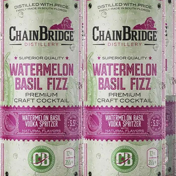 Chainbridge Distillery Chainbridge Watermelon Basil Fizz