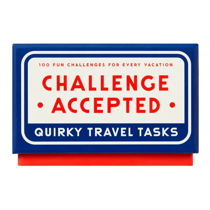 Challenge Accepted Travel Tasks Card Deck