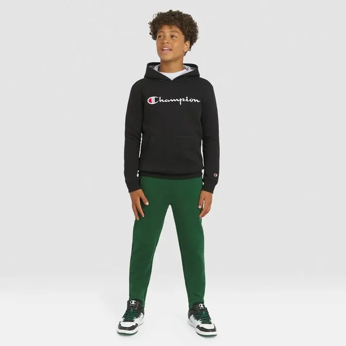 Champion Kids‘ Signature Fleece Hoodie – Black M