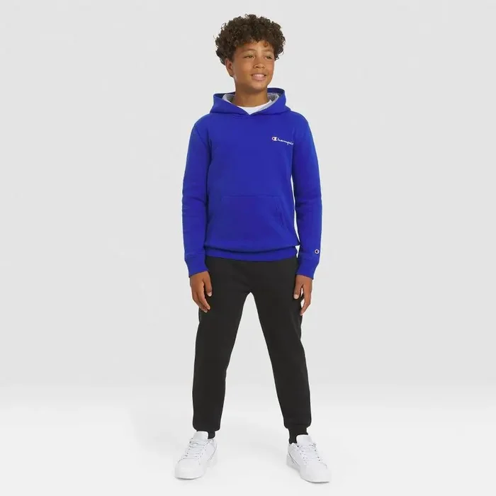 Champion Kids‘ Signature ‘surf the Web‘ Fleece Hoodie – Blue L