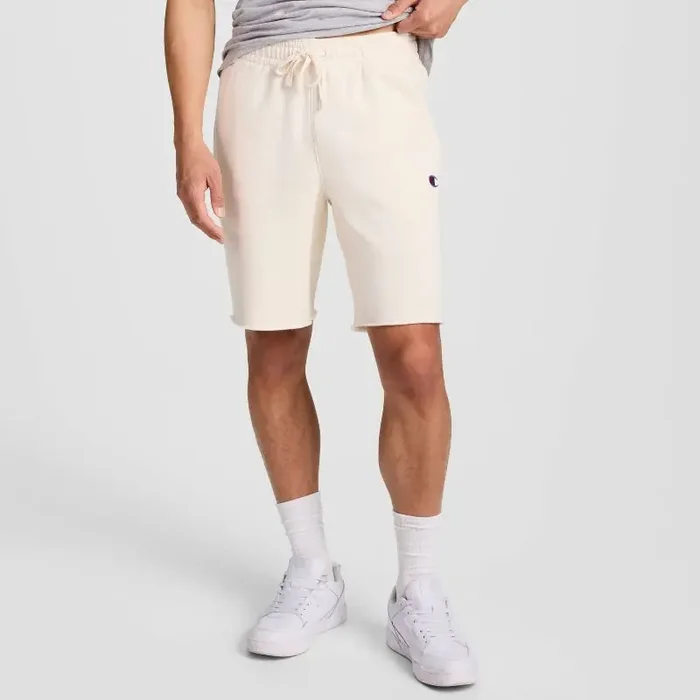Champion Men‘s Fleece Shorts – Light Off-White S