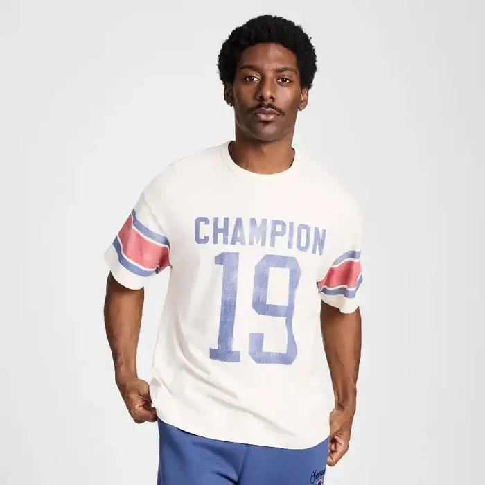 Champion Men‘s Football Shirt – Light Off-White XL