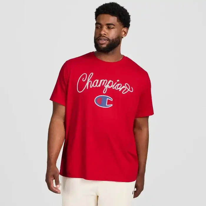 Champion Men‘s Graphic T-Shirt – Red XS