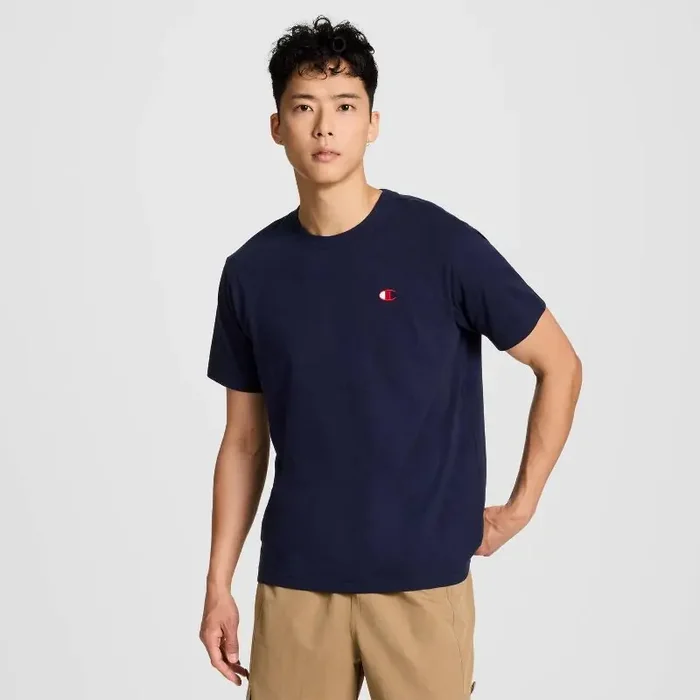 Champion Men‘s Iconic T-Shirt – Navy XXL