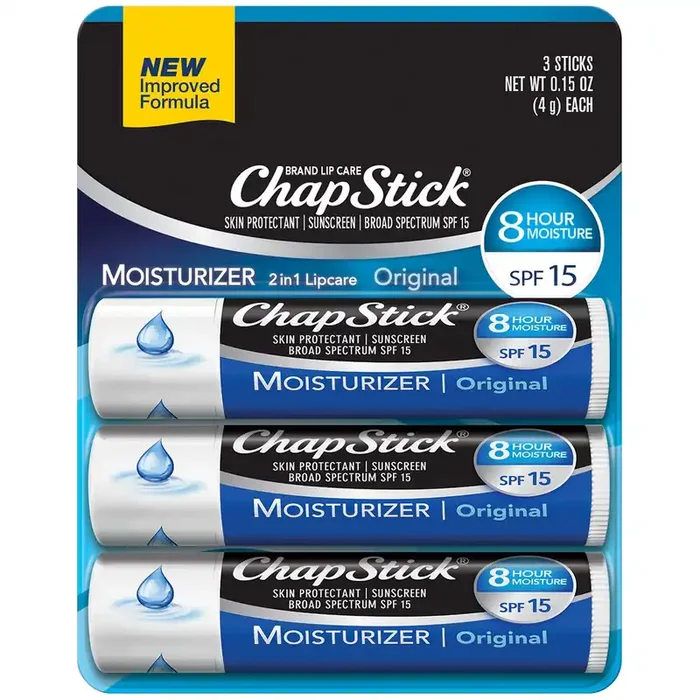 Chapstick Lip Moist 3Pk