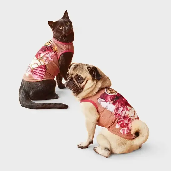 Charcuterie Dog and Cat T-Shirt – Boots & Barkley™ XS