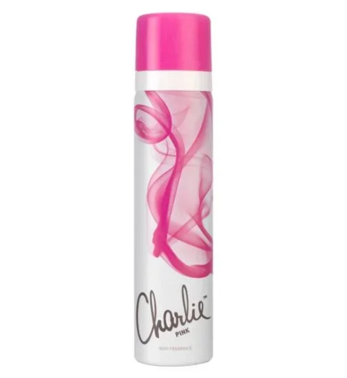 Charlie Ladies Deodorant Body Spray Pink 75ml