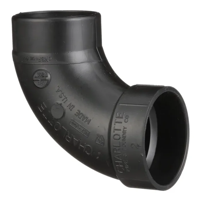Charlotte Pipe 1-1/2-in 90-Degree ABS DWV Street Elbow