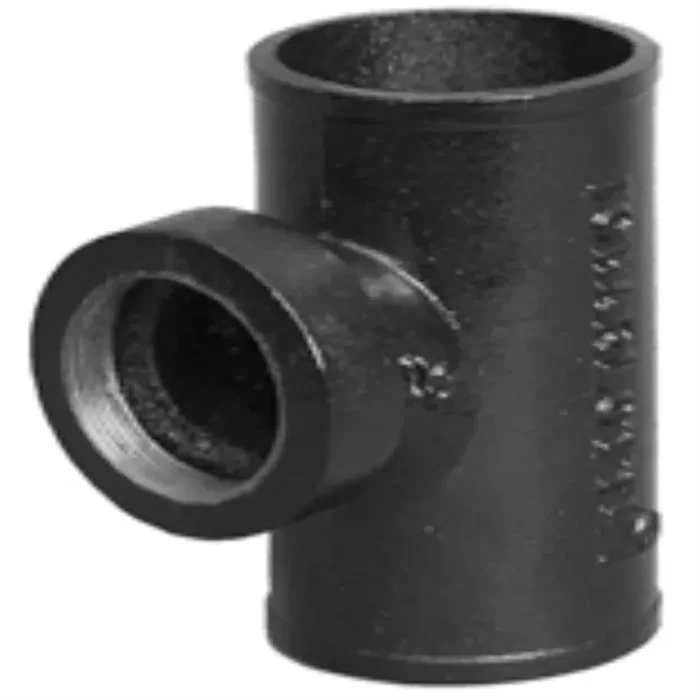 Charlotte Pipe 2-in x 1-1/2-in No Hub Cast Iron Sanitary Tee