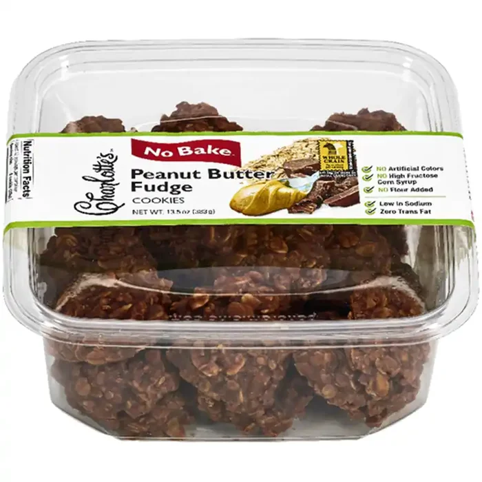 Charlotte‘s No Bake Peanut Butter Fudge Cookies