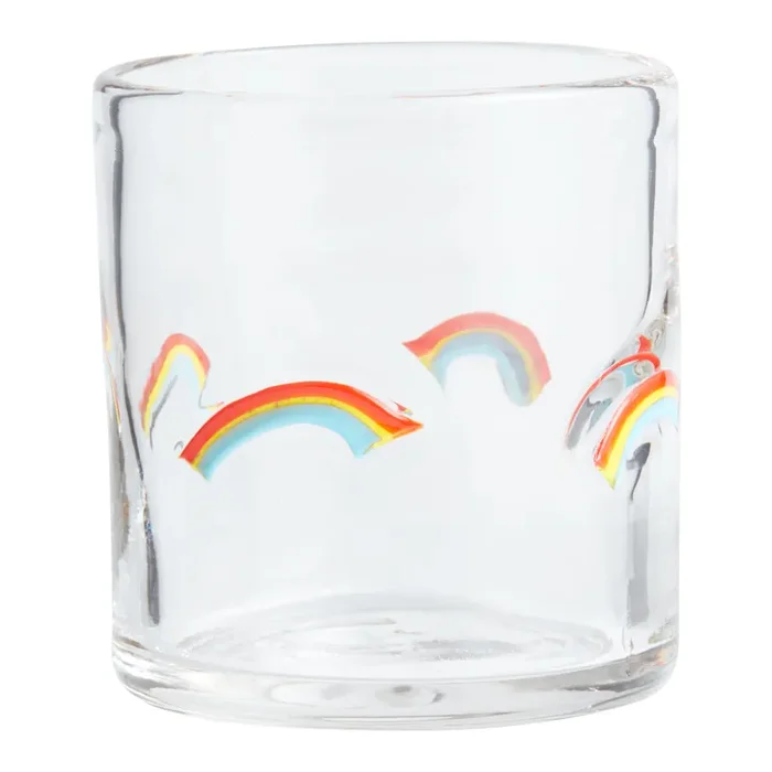 Charm Rainbow Inlay Double Old Fashioned Glass