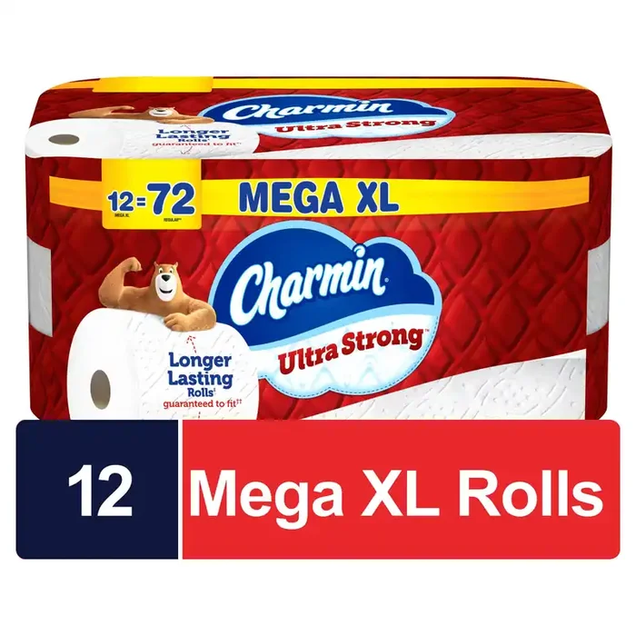 Charmin Mega XL Ultra Strong 12 -Pack 2-ply Toilet Paper