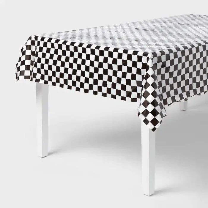 Checkered Print Table Cover – Spritz™