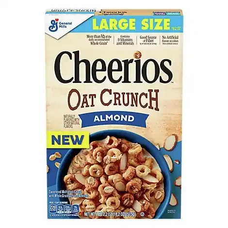 Cheerios Almond Oat Crunch Cereal