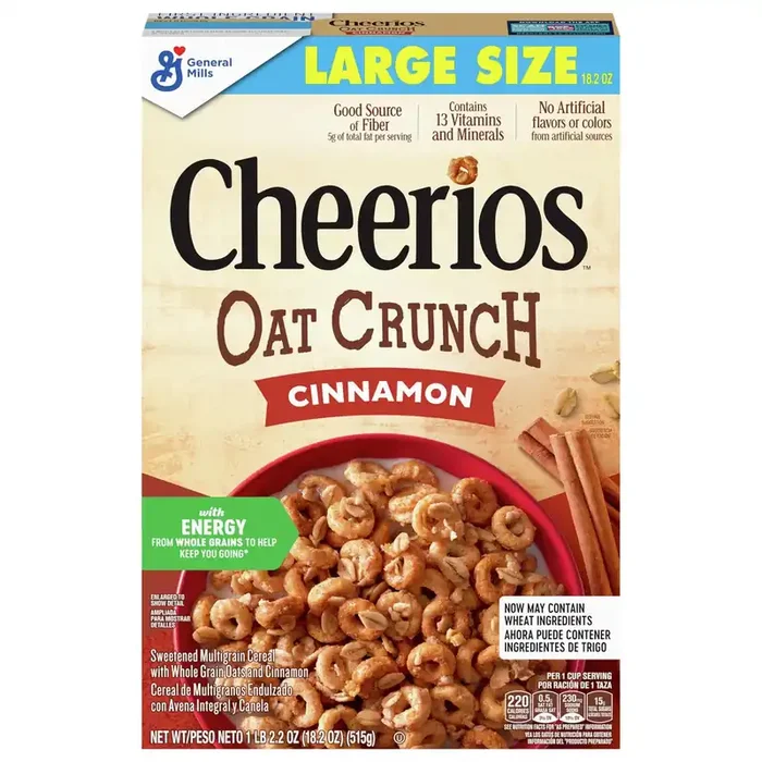 Cheerios Cinnamon Oat Crunch Cereal