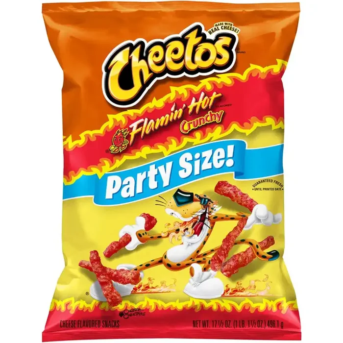 Cheetos Cheese Flavored Snacks , Flamin Hot