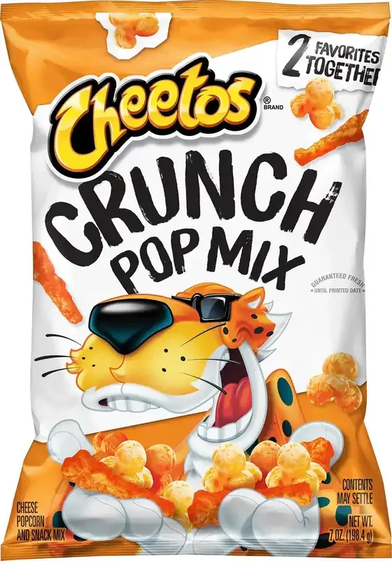 Cheetos Crunch Pop Mix Cheese Popcorn and Snack Mix 7 oz