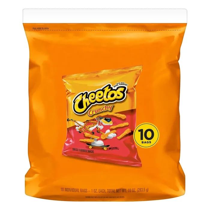 Cheetos Crunchy Cheese Flavored Snacks 1 Oz 10 Count