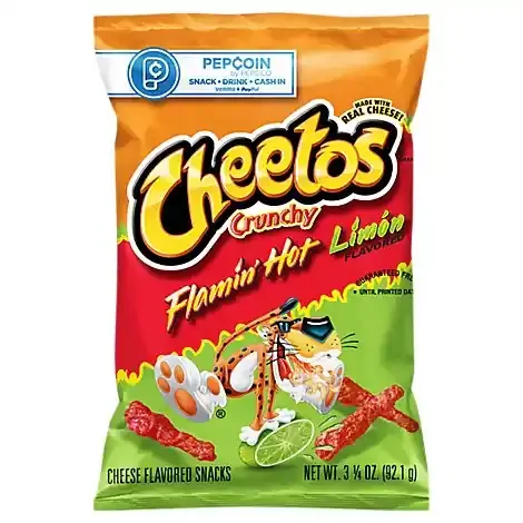Cheetos Crunchy Flamin Hot Limon