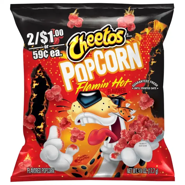 Cheetos Flamin‘ Hot Popcorn