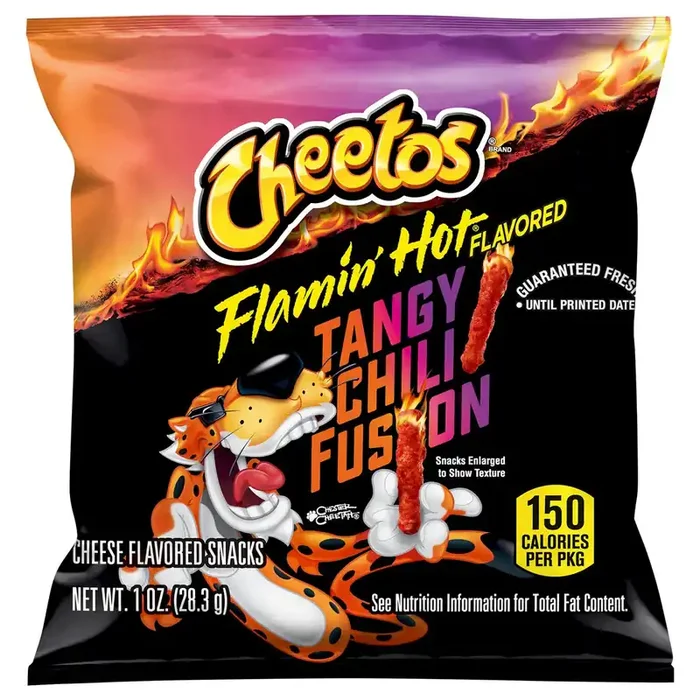 Cheetos Flamin Hot Tangy Chili Fusio