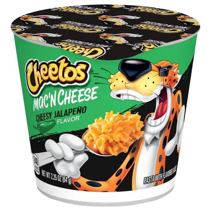 Cheetos Mac‘N Cheese Pasta With Flavored Sauce Cheesy Jalapeno Flavor 2.25 Oz