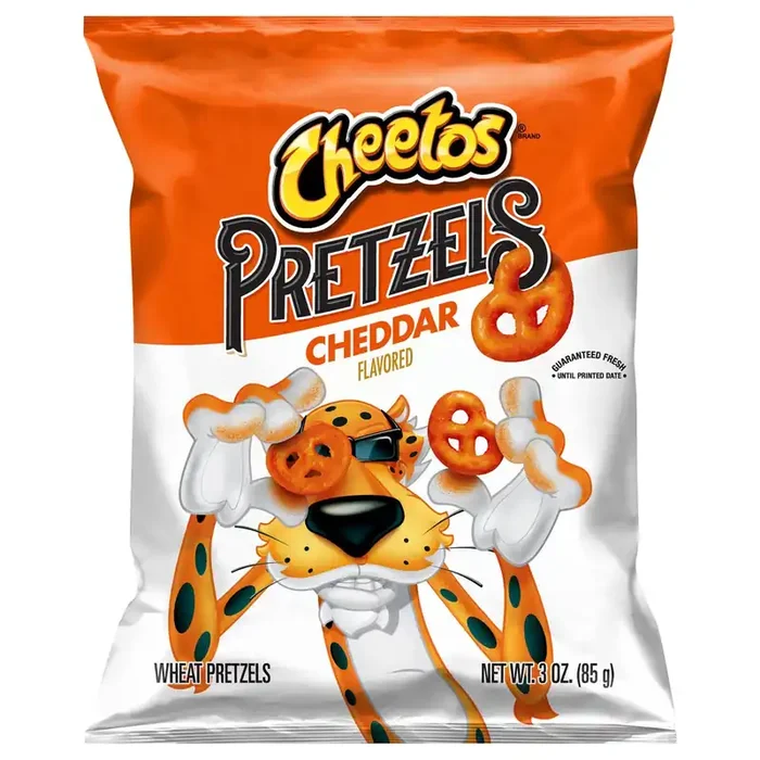 Cheetos Pretzels Wheat Pretzels Cheddar Flavored 3 Oz