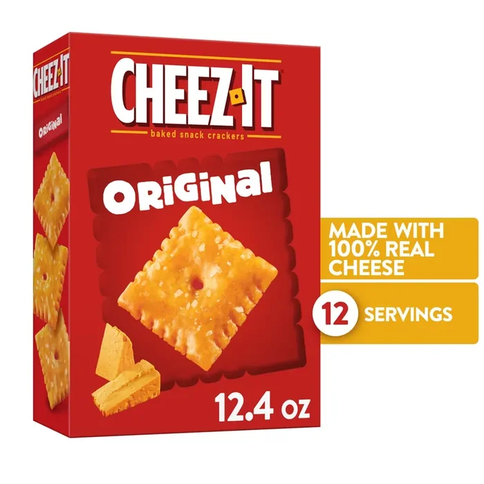 Cheez-It Cheese Crackers, Baked Snack Crackers, Original
