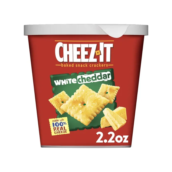 Cheez-It Cheese Crackers, White Cheddar, 2.2 oz