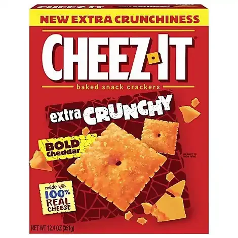Cheez It Extra Crunchy Bold Cheddar – 12.4 Oz.