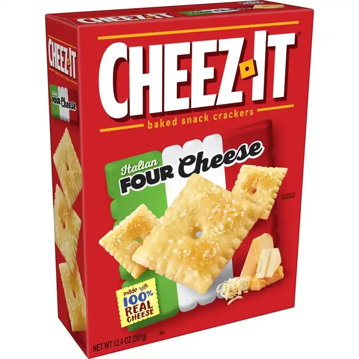 Cheez-It Italian Four Cheese Baked Snack Crackers