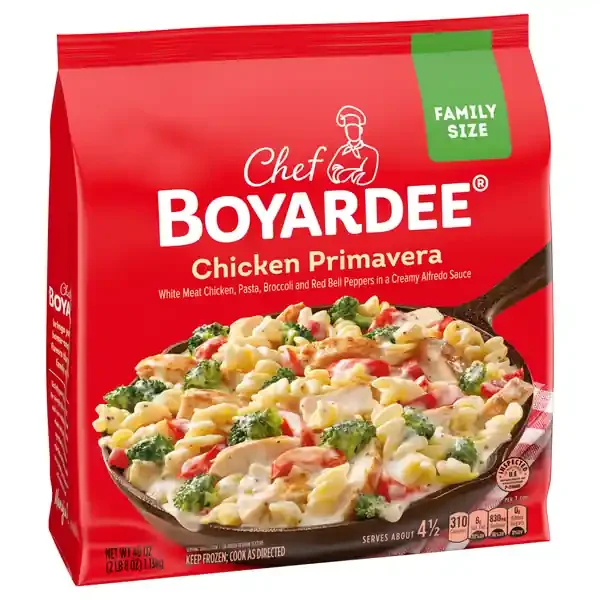 Chef Boyardee Chicken Primavera, Family Size Skillet Meal, Frozen Meal, 40 oz.