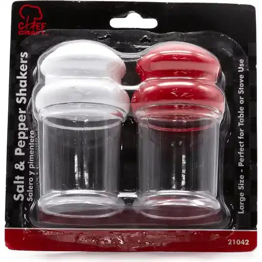Chef Craft Salt Pepper Shakers 1 Count