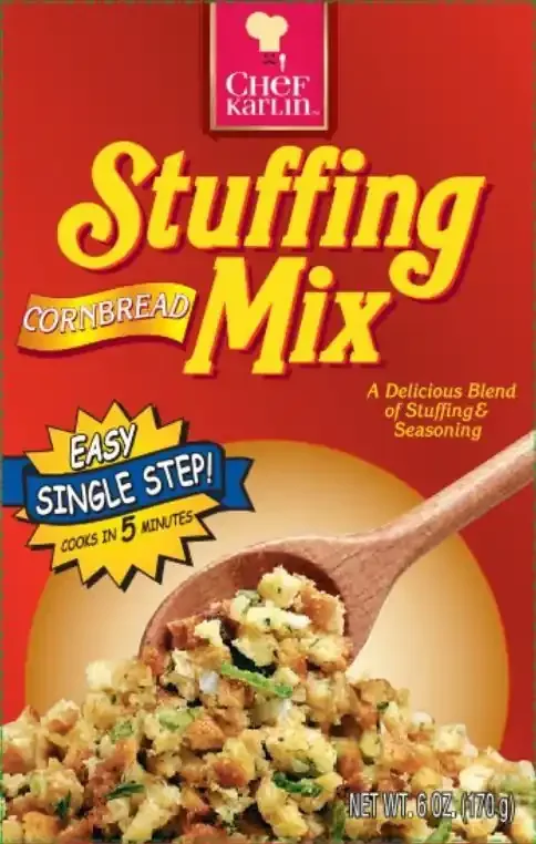 Chef Karlin Cornbread Stuffng Mix – 6 oz