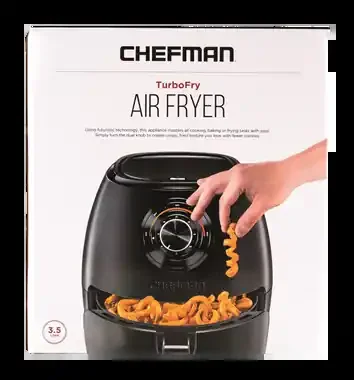 Chefman Analog Air Fryer with Dual Control – Black