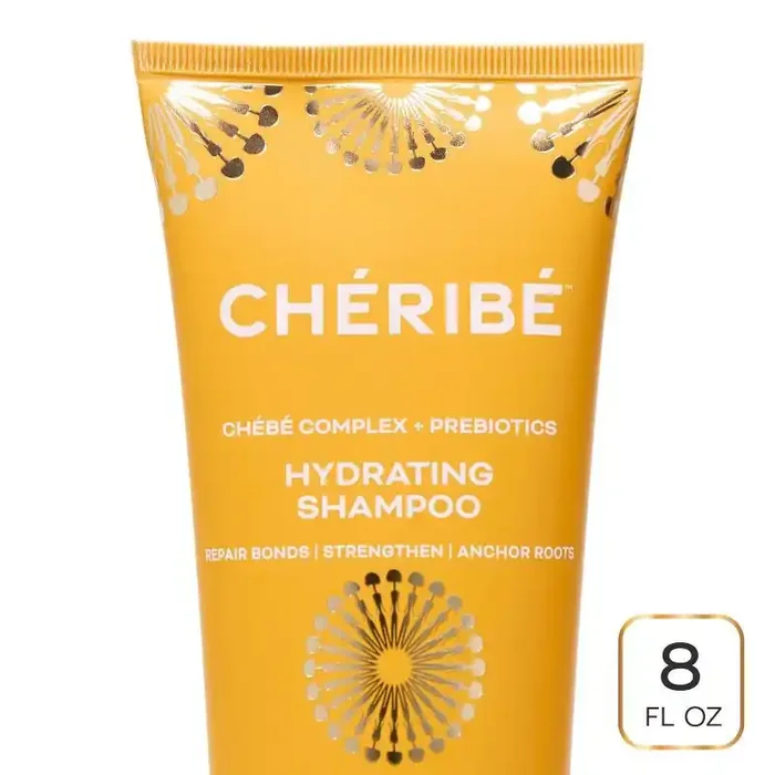 Cheribe Hydrating Shampoo with Chebe Complex + Prebiotics for Dry Damaged Hair – 8 fl oz