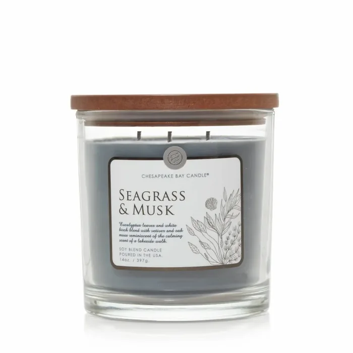 Chesapeake Bay Candle Glass Jar Botany Seagrass and Musk Candle – Chesapeake Bay Candle