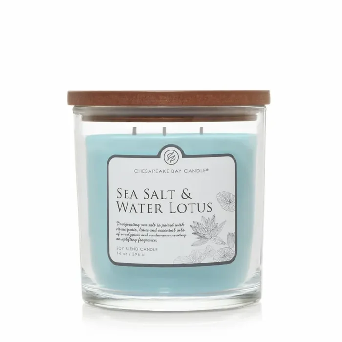Chesapeake Bay Candle Sea Salt & Water Lotus Jar Candle
