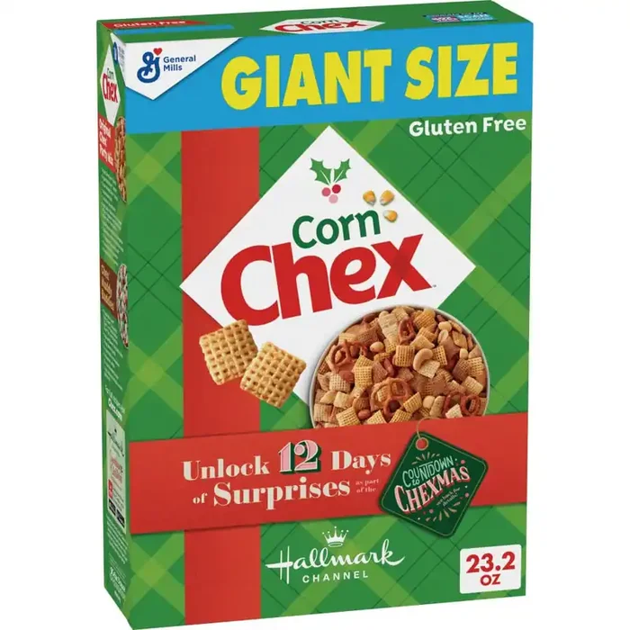 Chex Corn Chex Gluten Free Breakfast Cereal, Made with Whole Grain, Homemade Chex Mix ingredient, Giant Size- 23.20 oz