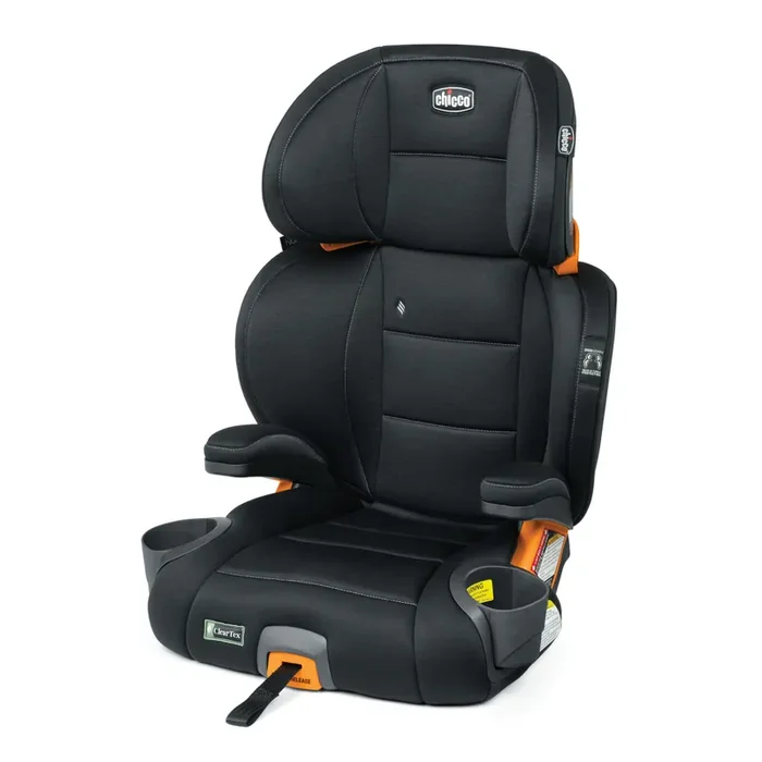 Chicco KidFit ClearTex Plus 2-in-1 Belt Positioning Booster Car Seat – Obsidian