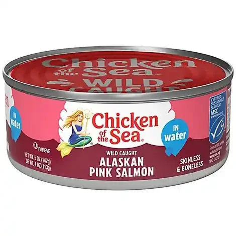 Chicken Of The Sea Water Chunk Style Pink Salmon – 5 Oz
