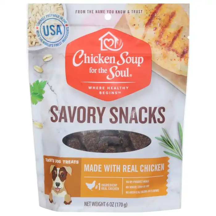 Chicken Soup For The Soul Savory Snacks Dog Treats 6 oz