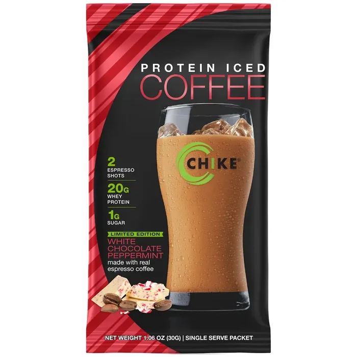 Chike 20g Protein Coffee White Chocolate Peppermint Packet