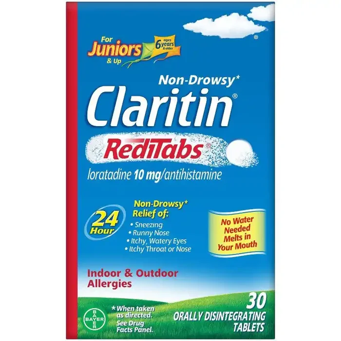 Children‘s Claritin Loratadine Allergy Relief 24 Hour Non-Drowsy RediTab Dissolving Tablets – 30ct